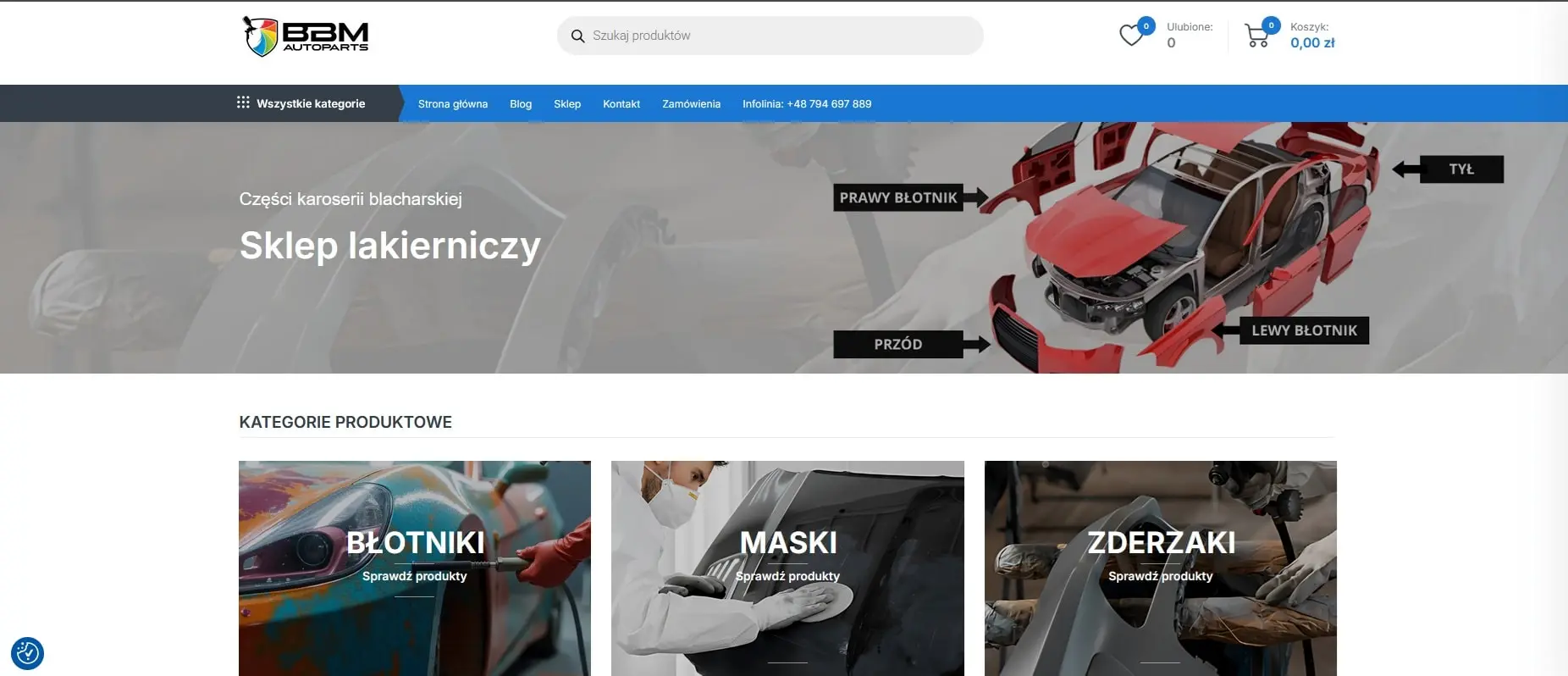 BBM Auto Parts - integracja sklepu z danymi hurtowni Inter Cars