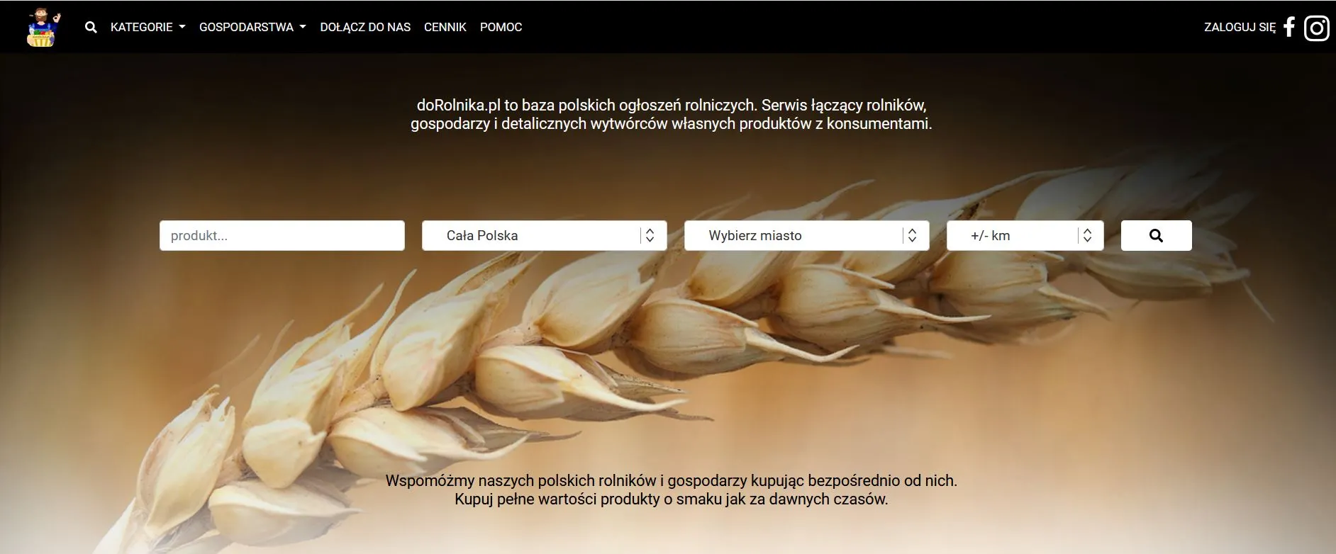 MVP platformy sprzedaży produktów rolnych Dorolnika